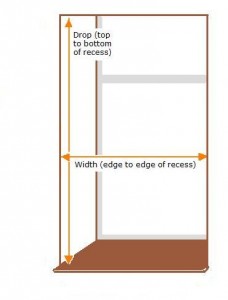 Measuring To Fit Blind Inside Window Recess
